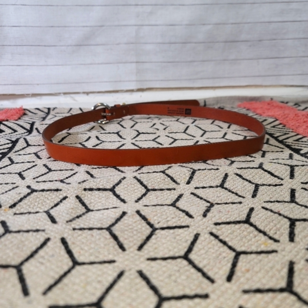 GAP CAMEL BROWN LEATHER BELT, SZ MEDIUM